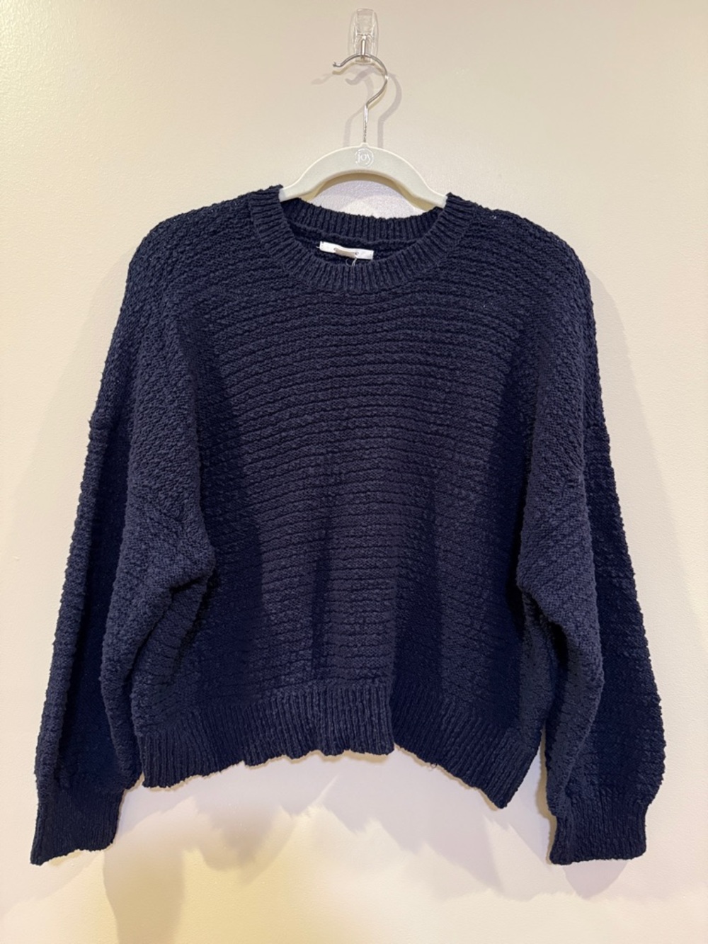 O'Neill Navy Textured Crewneck Sweater - Women's